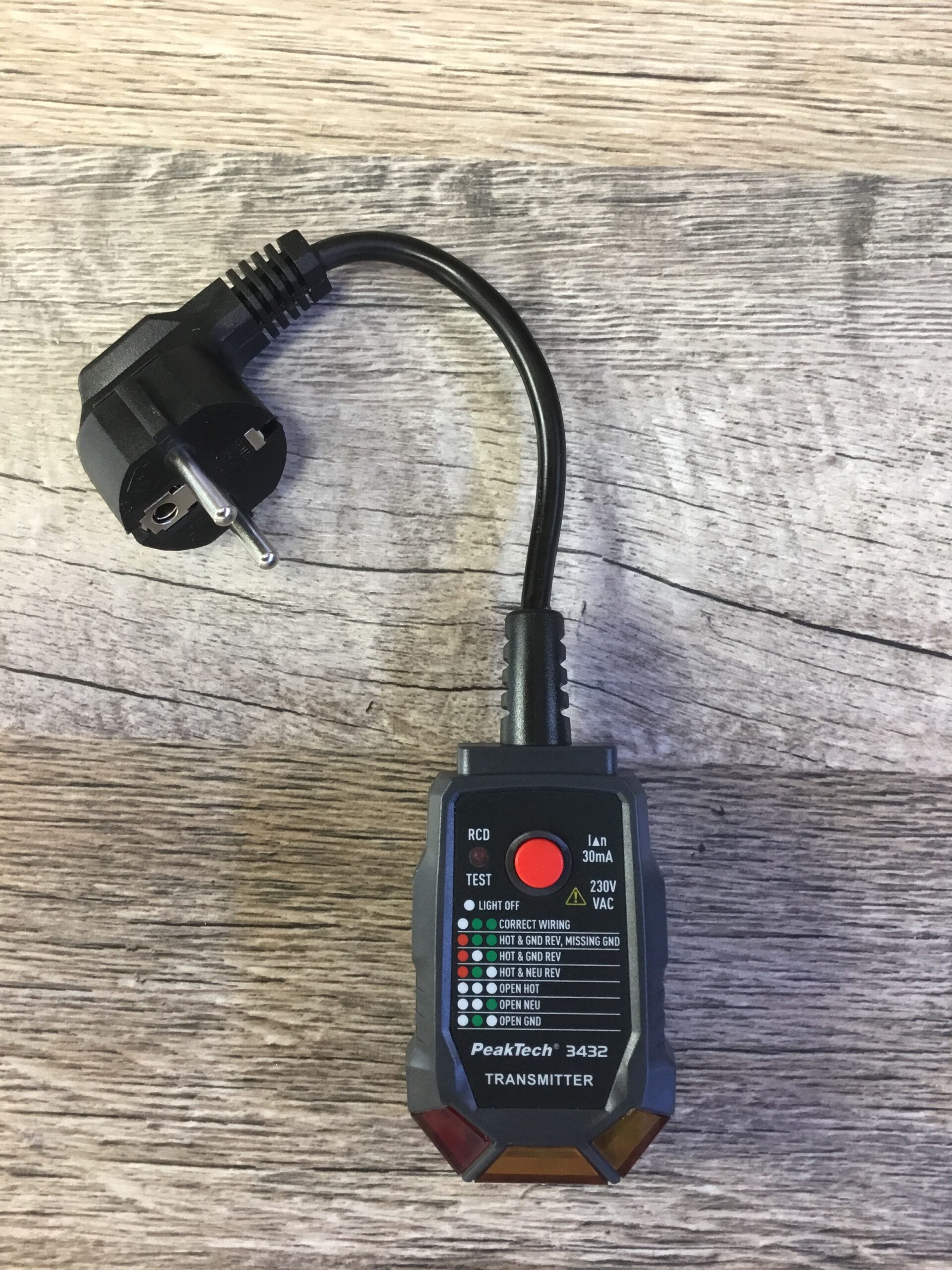 Sicherungsfinder mit RCD-/FI-Tester und berührungsloser Spannungsprüfung – Bild 7