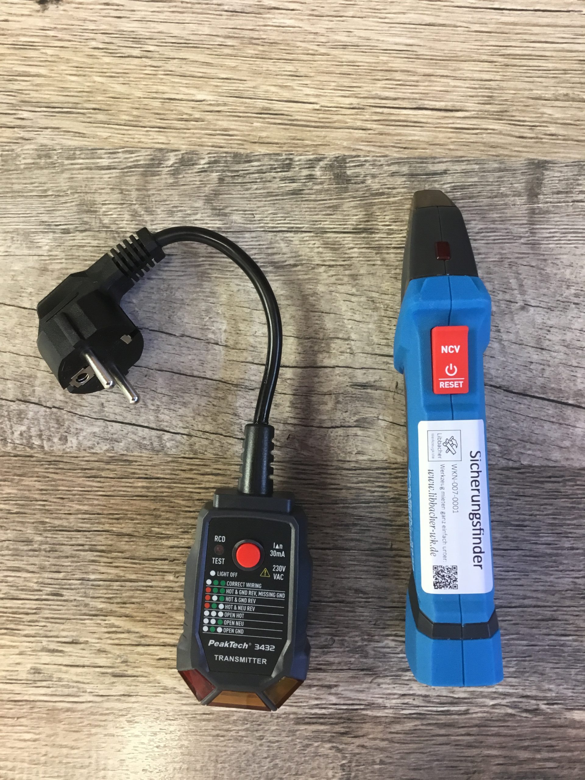 Sicherungsfinder mit RCD-/FI-Tester und berührungsloser Spannungsprüfung – Bild 6