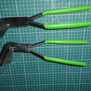 Falzzangen-Set 45° und 60° gebogen, 60 mm – 2-teilig